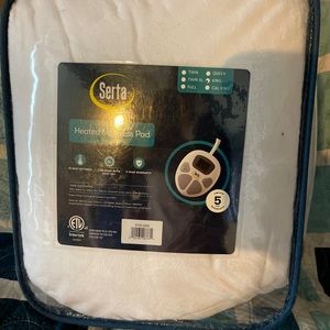 Serta electric heated mattress pad auto shut off